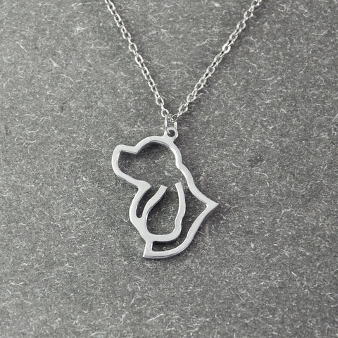 Cocker Spaniel Profile Necklace