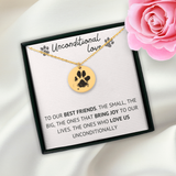 Actual Paw Print Necklace