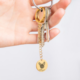Personalized Pet Portrait Keychain