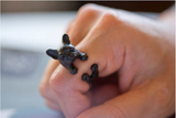 Vintage Handmade French Bulldog Wrap Rings