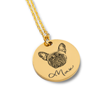 Personalized Dog Portrait Necklace