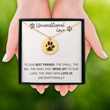 Actual Paw Print Necklace