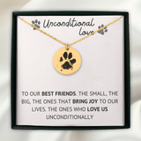 Actual Paw Print Necklace