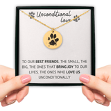 Actual Paw Print Necklace