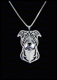 Beautiful Staffordshire Bull Terrier Necklace