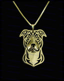 Beautiful Staffordshire Bull Terrier Necklace